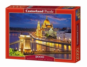Puzzle Budapest view at dusk 2000  bookstore