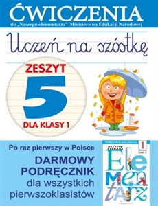 Uczeń na szóstkę Zeszyt 5 dla klasy 1 - Polish Bookstore USA