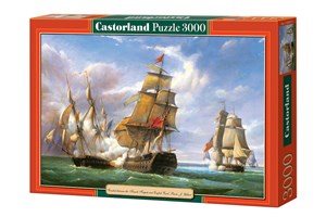 Puzzle Combat between the French and the English Vessels 3000  online polish bookstore
