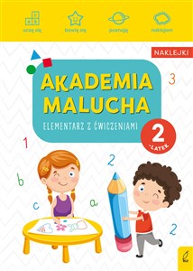 Akademia malucha Elementarz z ćwiczeniami 2-latek Polish bookstore