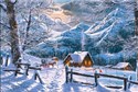 Puzzlowa kartka pocztowa Snowy Morning KAR-024008 - 