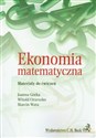 Ekonomia matematyczna Materiały do ćwiczeń  