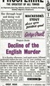Decline of the English Murder  