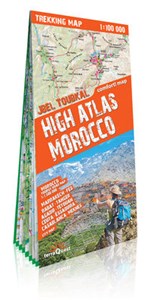 Maroko Atlas Wysoki (High Atlas Maroko) trekking map 1:100 000  