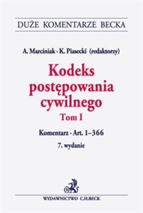 Kodeks postępowania cywilnego Tom 1 Polish Books Canada