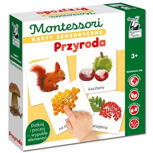 Montessori. Karty sensoryczne Przyroda 3+  