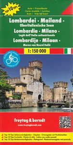Lombardia Mediolan mapa samochodowo - turystyczna 1:150 000  