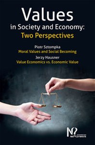 Values in Society and Economy Two Perspectives bookstore
