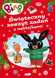 Bing Świąteczny zeszyt zadań z naklejkami - Polish Bookstore USA