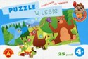 Puzzle w lesie 25 puzzli in polish