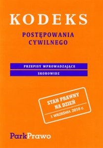 Kodeks postępowania cywilnego Przepisy wprowadzające. Skorowidz. pl online bookstore