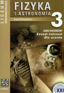 Fizyka i astronomia 3 Zeszyt ćwiczeń Zakres rozszerzony Liceum ogólnokształcące online polish bookstore