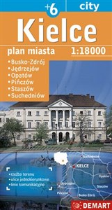 Kielce plus 6 1:18 000 plan miasta polish usa