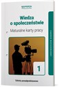 Maturalne karty pracy Wiedza o społeczeństwie 1 Zakres rozszerzony Szkoła ponadpodstawowa Canada Bookstore