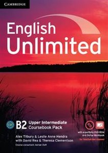 English Unlimited Upper Intermediate Coursebook with e-Portfolio and Online Workbook Pack - Polish Bookstore USA