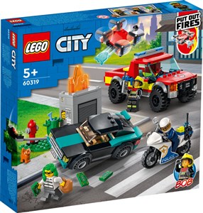 Lego CITY 60319 Akcja strażacka i policyjny pościg  to buy in USA