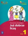 Już dobrze liczę 1 Ćwiczenia utrwalające edukacja wczesnoszkolna Polish bookstore