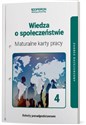 Wiedza o społeczeństwie 4 Maturalne karty pracy Zakres rozszerzony Szkoła ponadpodstawowa pl online bookstore