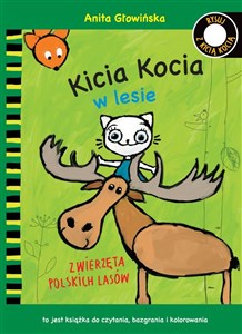 Kicia kocia w lesie kolorowanka 