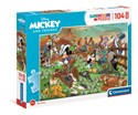 Puzzle 104 maxi super color Mickey&Przyjaciele 23759 - 