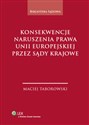 Konsekwencje naruszenia prawa Unii Europejskiej przez sądy krajowe  