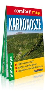 Karkonosze laminowana mapa turystyczna mini 1:90 000 - Polish Bookstore USA