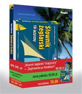 Słownik żeglarski 10-języczny / Żeglowanie po Karaibach Pakiet buy polish books in Usa