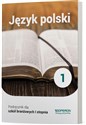 Język polski 1 Podręcznik Szkoła branżowa I stopnia. 