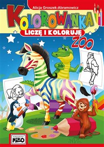 Kolorowanka Liczę i koloruję ZOO  