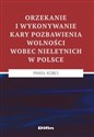 Orzekanie i wykonywanie kary pozbawienia wolności wobec nieletnich w Polsce chicago polish bookstore