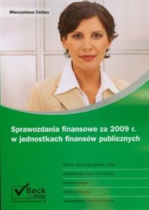 Sprawozdania finansowe za 2009 r w jednostkach finansów publicznych Canada Bookstore
