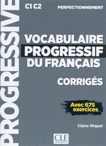 Vocabulaire progressif du français Niveau perfectionnement Corrigés polish books in canada