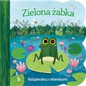 Zielona żabka książeczka z okienkami  