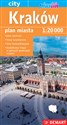 Kraków plan miasta 1:20 000 mapa samochodowa plastik online polish bookstore