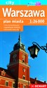 Warszawa plan miasta 1:26 000 mapa samochodowa plastik - Polish Bookstore USA
