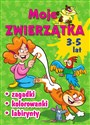 Moje zwierzątka Zagadki, kolorowanki, labirynty Polish Books Canada