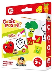 CzuCzu Gdzie rosnę? Edukacyjna książeczka + puzzle Canada Bookstore