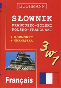 Słownik 3 w 1 francusko - polski polsko - francuski Gramatyka rozmówki chicago polish bookstore