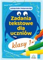 Zadania tekstowe dla uczniów klasy 1  