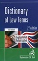 Dictionary of Law Terms English-Polish Polish-English books in polish