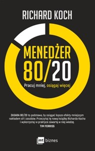 Menedżer 80/20 Pracuj mniej, osiągaj więcej - Polish Bookstore USA