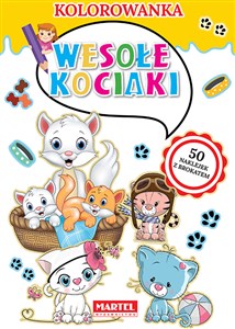 Kolorowanka Wesołe kociaki  