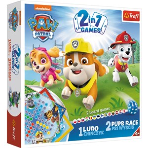 Chińczyk/Psi wyścig Paw Patrol books in polish