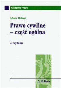 Prawo cywilne Część ogólna Polish bookstore