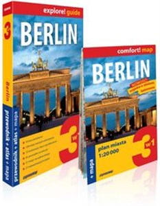 Berlin explore! guide 3w1: przewodnik + atlas + mapa in polish