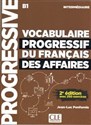 Vocabulaire progressif des affaires intermediaire B1 książka + CD audio Canada Bookstore