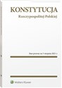 Konstytucja Rzeczypospolitej Polskiej Przepisy books in polish
