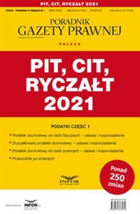 PIT CIT Ryczałt 2021 Podatki Część 1 Podatki-Przewodnik po zmianach 1/2021 to buy in USA
