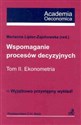 Wspomaganie procesów decyzyjnych Tom II Ekonometria bookstore