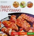 Smaki i przysmaki grill mięsa sałatki  